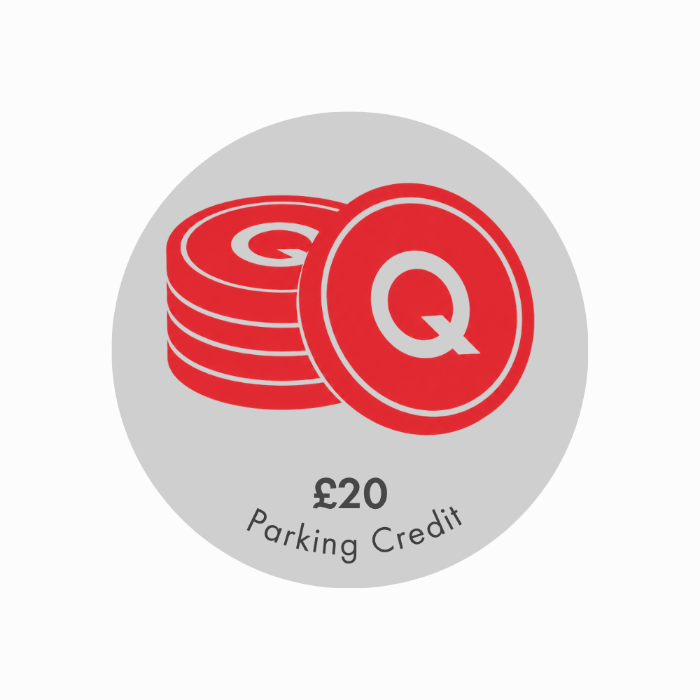 Win parking session credits