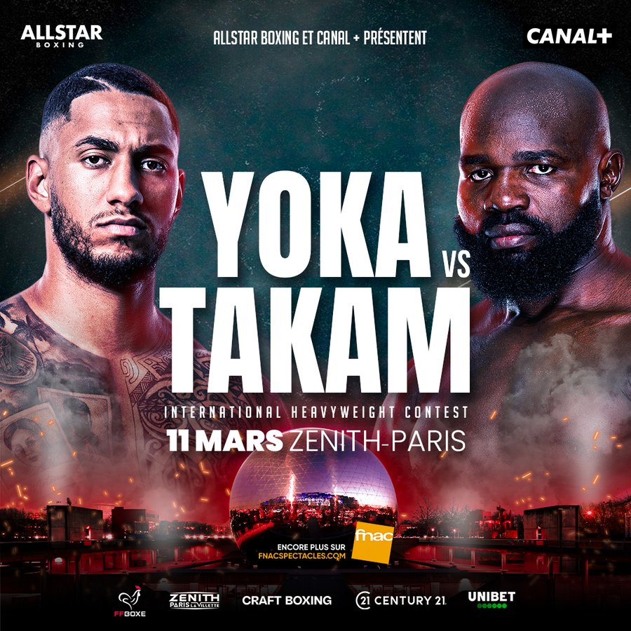 Tony Yoka Vs Carlos Takam