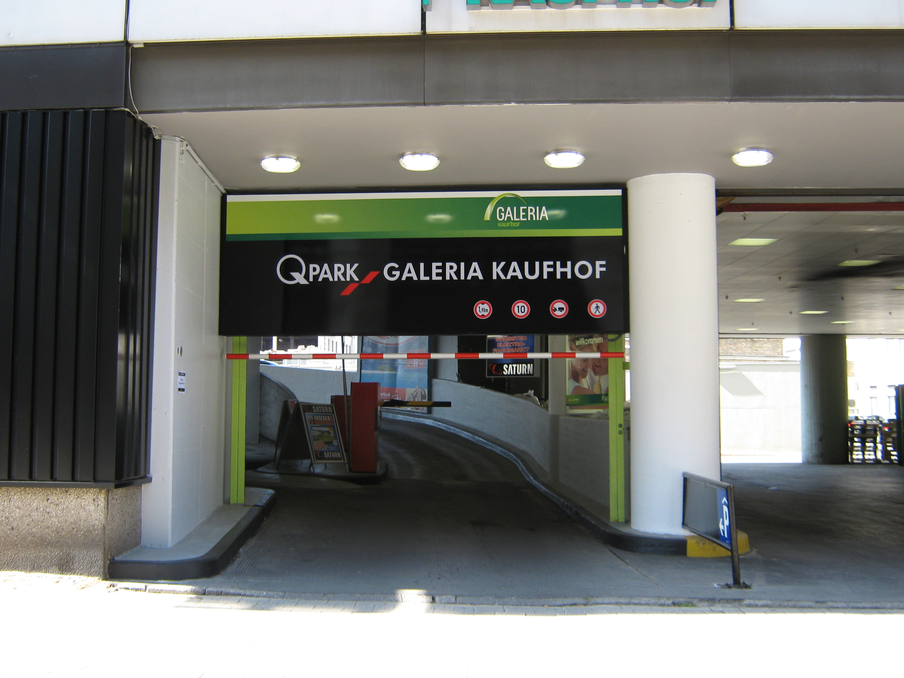Kaufhof Kolpingstrasse Tiefgarage Dortmund Q Park