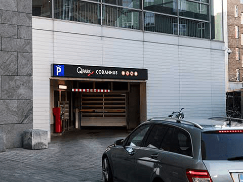 Q-Park Codanhus indkørsel