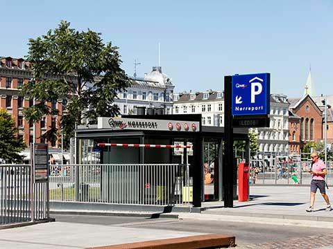 Q-Park Nørreport entry
