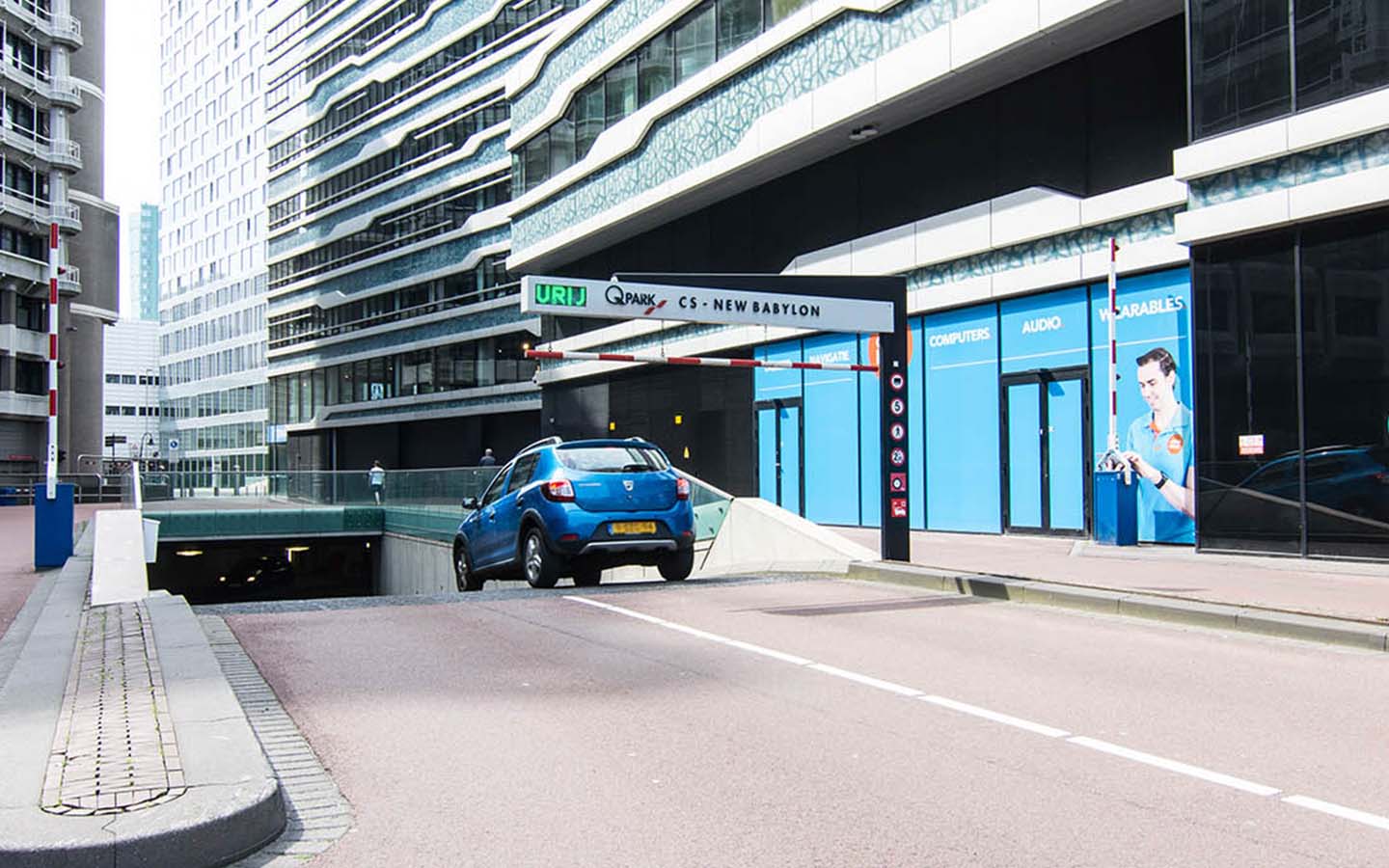 Parkeren Q-Park CS New Babylon