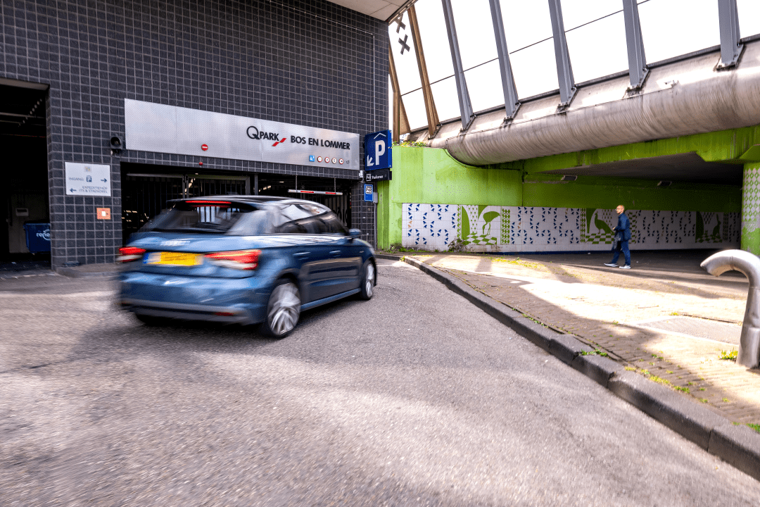 Parkeren Q-Park Bos en Lommer Amsterdam 