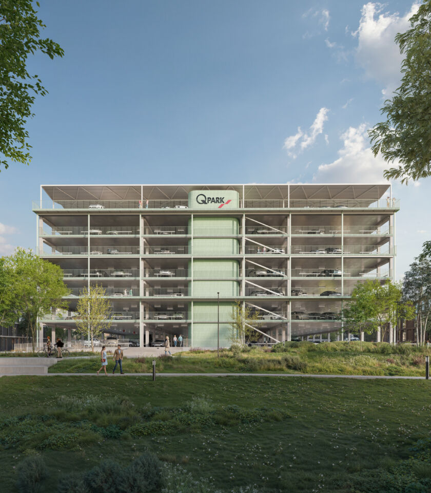 Visualisatie parkeergebouw 1
