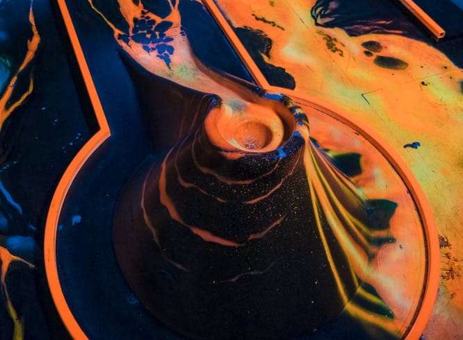 Parken am Schwarzlicht Semester Minigolf | Q-Park.de