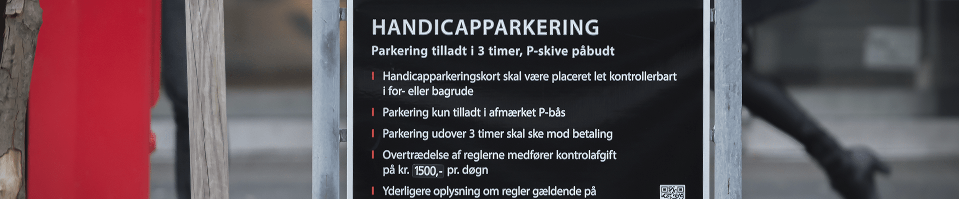 Q-Park handicapskilt