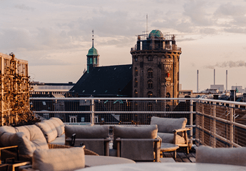 1 Hotel rooftop udsigt over Rundetårn