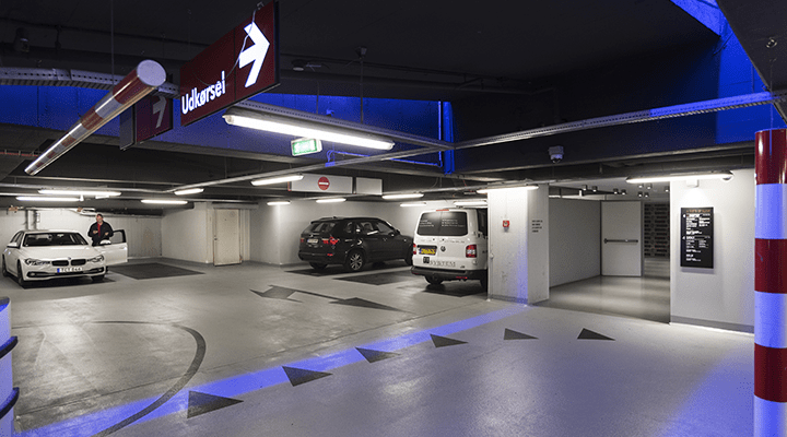 Q-Park parkering Illum