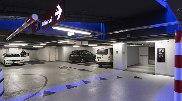 Q-Park parkering Illum