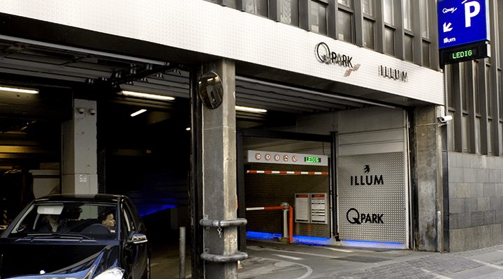 Q-Park parkering Illum
