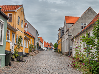 Ebeltoft city view 