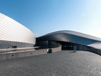 The entry to The Blue Planet in Kastrup 