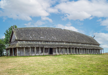 Trelleborg, an old viking house in Slagelse 