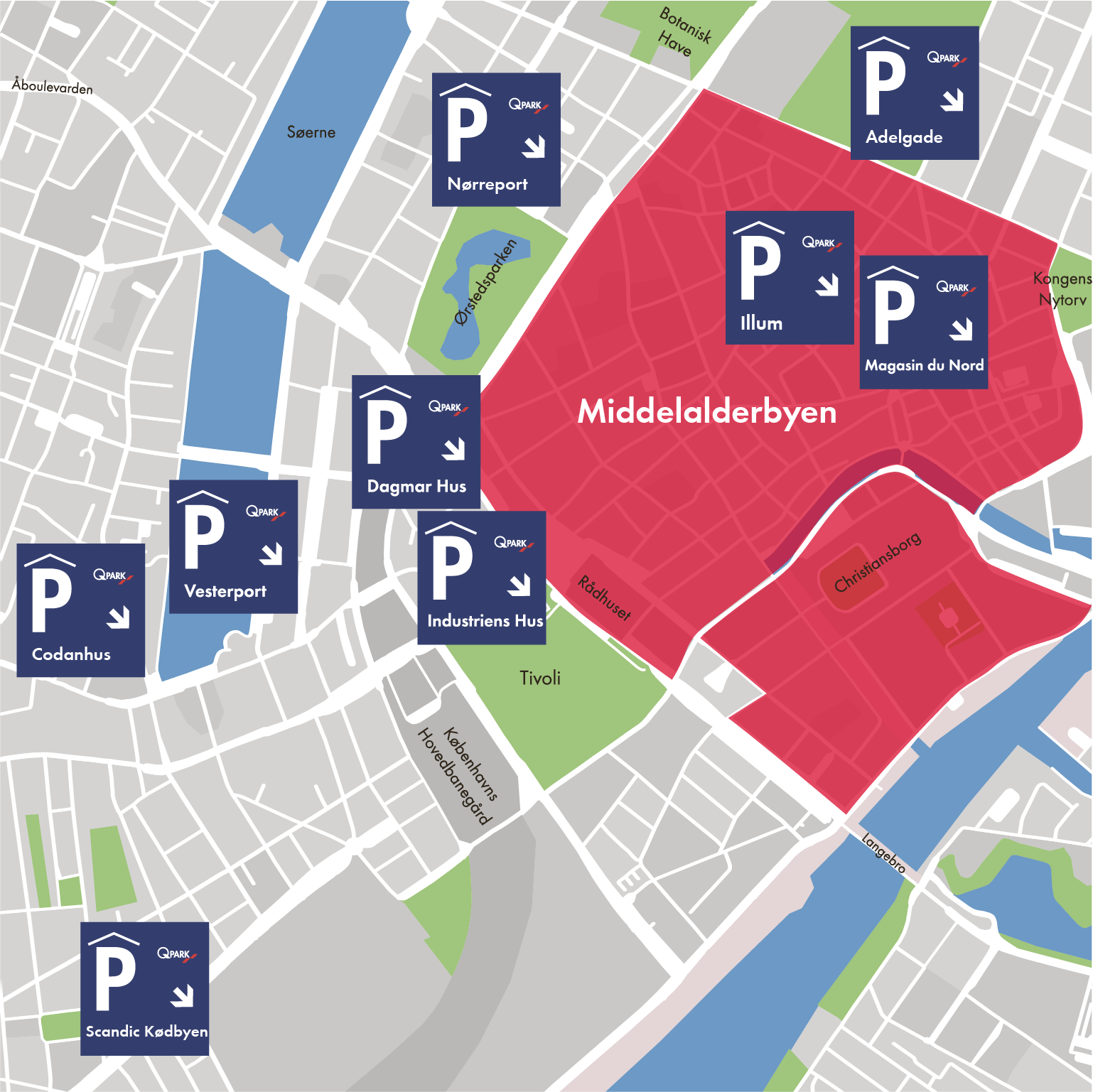 Middelalderbyen i København Q-Park