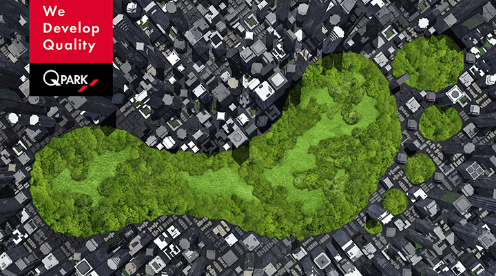 Q-Parks CO2-fodaftryk er 6% mindre