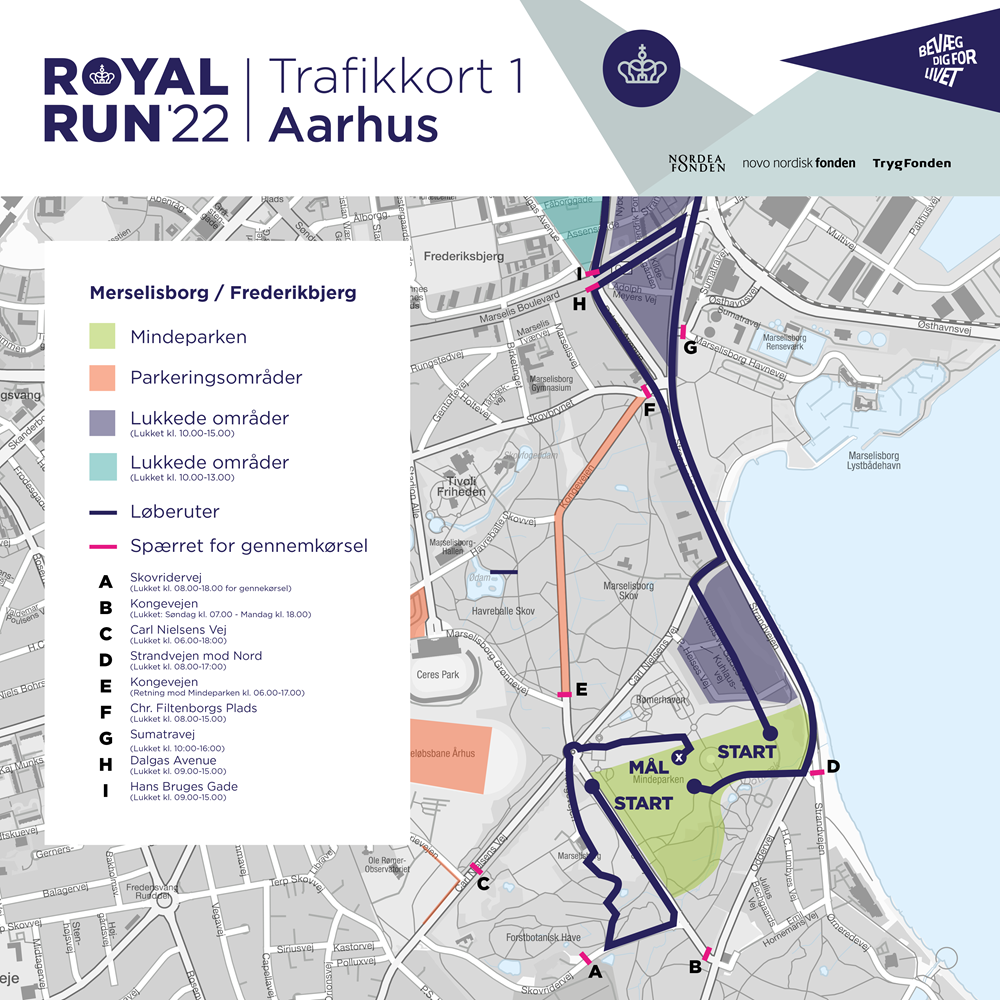 Royal Run 2022 Aarhus trafikinfo