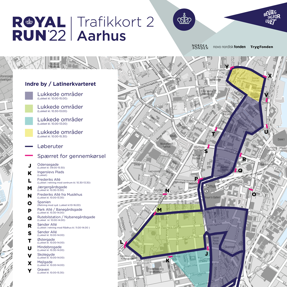 Trafikinfo Aarhus Royal Run 2022