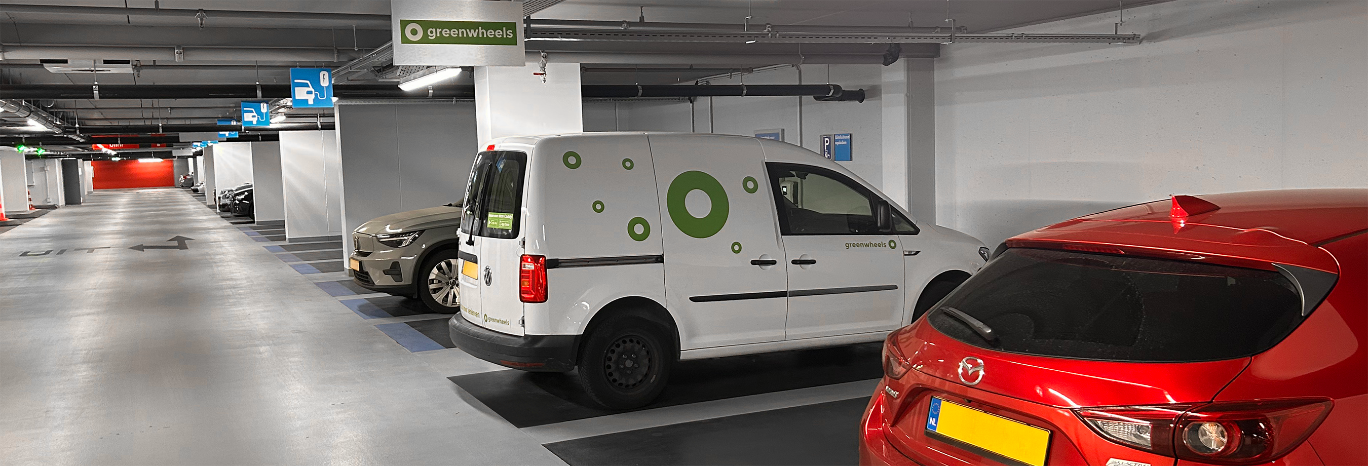 Greenwheels in Q-Park Rotterdam
