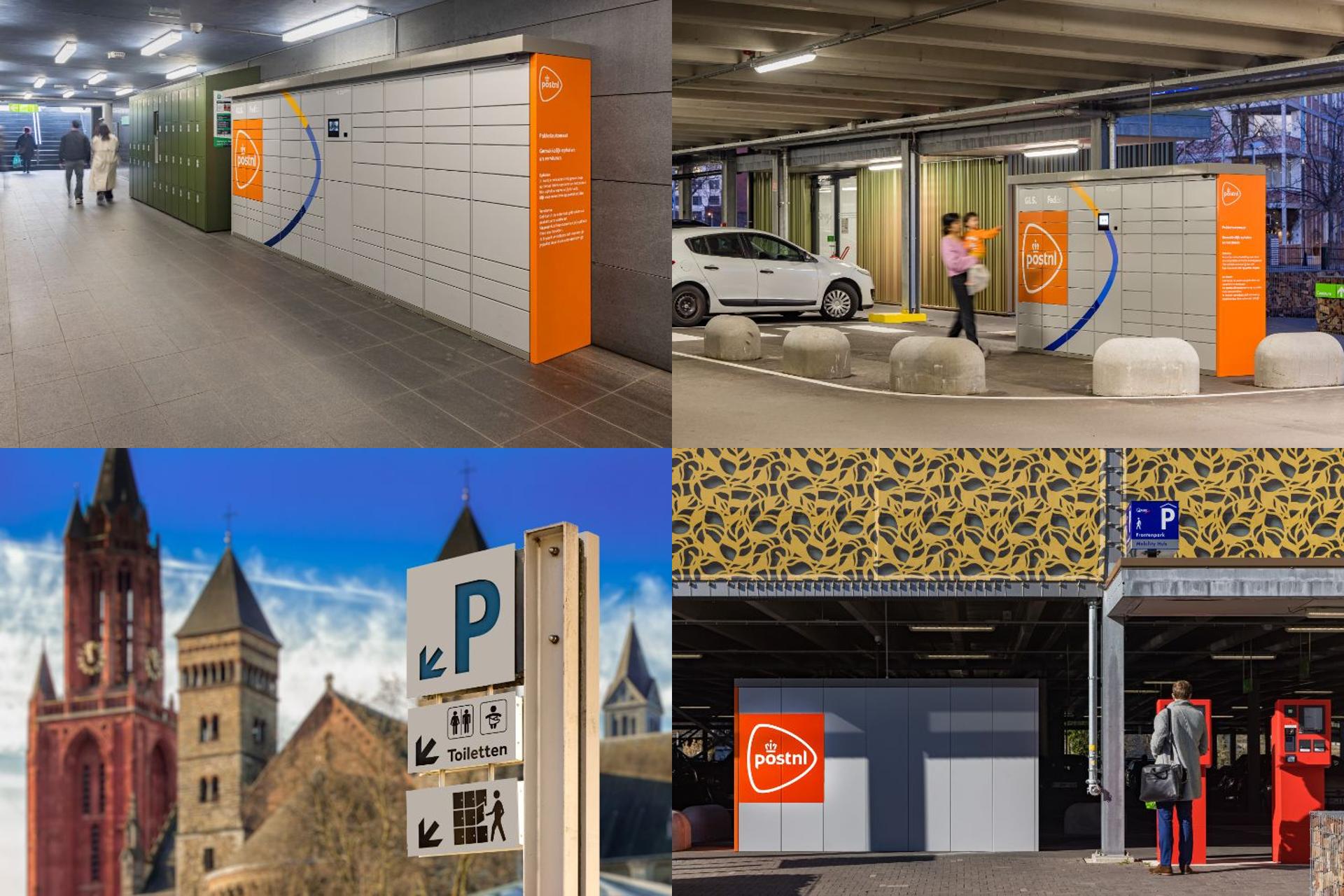 PostNL bij Q-Park in Maastricht