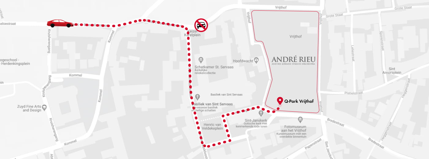Parkeren André Rieu Maastricht