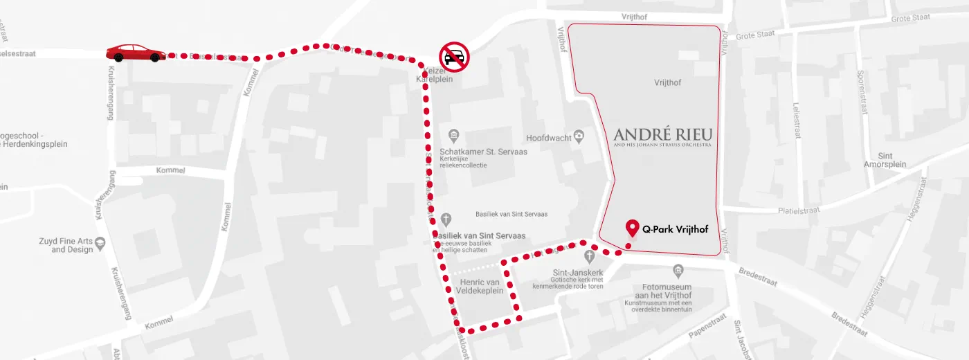 Parkeren André Rieu Maastricht