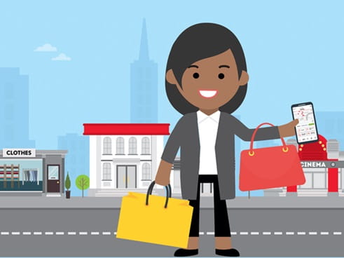 Q-Park Rewards Character Shopping